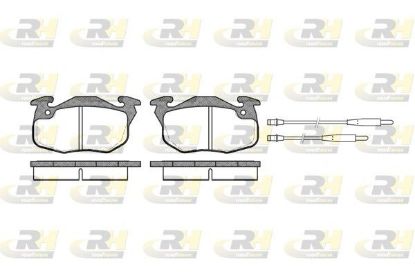 Brake Pad Set, disc brake Citroen AX,ZX 91-97 esim.