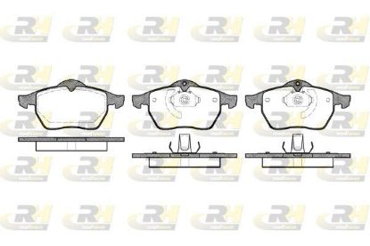Brake Pad Set, disc brake Opel Vecta B,Calibra,Saab 95-