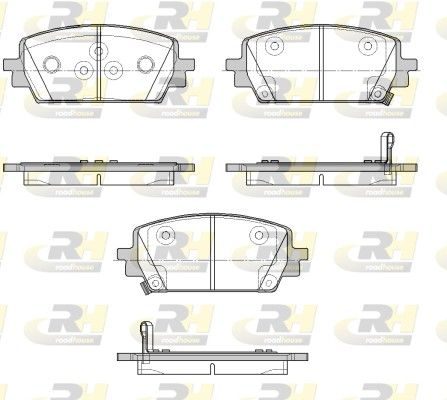Brake Pad Set, disc brake KIA - 58101-P2A70