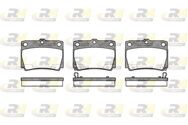 Brake Pad Set, disc brake PAJERO CLASSIC (V2_W)