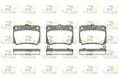 Brake Pad Set, disc brake PAJERO CLASSIC (V2_W)