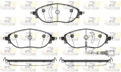 Brake Pad Set, disc brake VAG - 5Q0 698 151K
