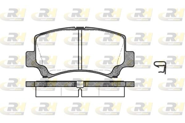 Brake Pad Set, disc brake Suzuki WAGON 98-00 esim.