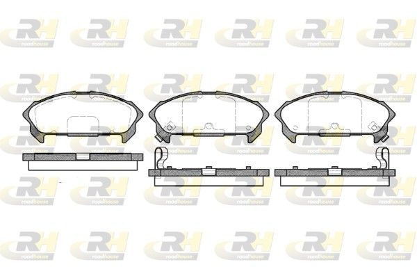 Brake Pad Set, disc brake ISUZU IMPULSE 91- tagum.