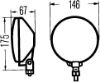 Warning Light sinine 12/24V ette H3 - RT