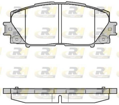 Brake Pad Set, disc brake TOYOTA - 04465-0W140