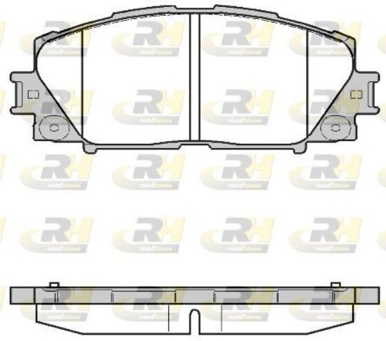 Brake Pad Set, disc brake TOYOTA - 04465-0W140