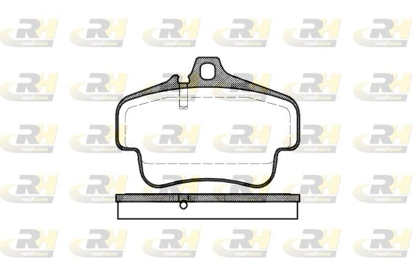 Brake Pad Set, disc brake Porsche 911 99- esim.