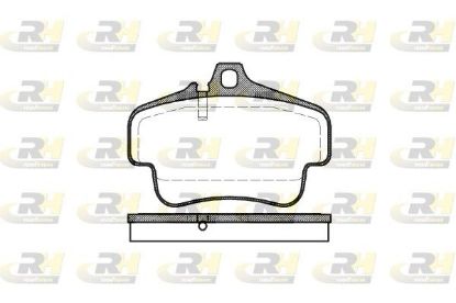 Brake Pad Set, disc brake Porsche 911 99- esim.