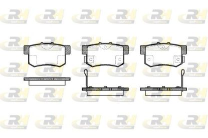 Brake Pad Set, disc brake HONDA - 43022-SED-E60