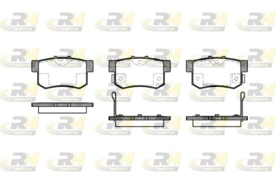 Brake Pad Set, disc brake HONDA - 43022-SED-E60