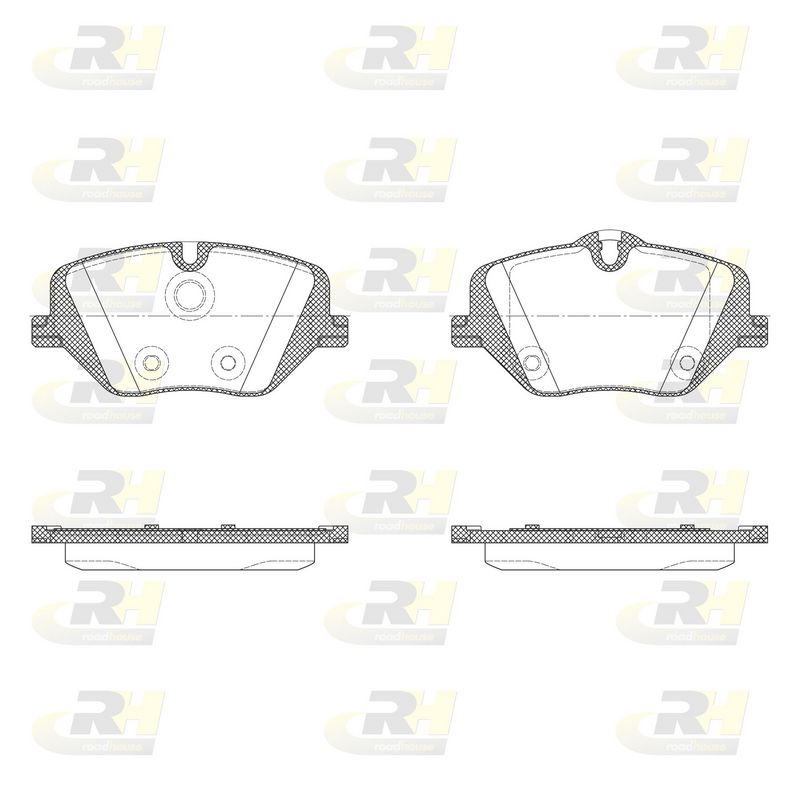Brake Pad Set, disc brake BMW 5 Series (G60) (07/23-)34106897141