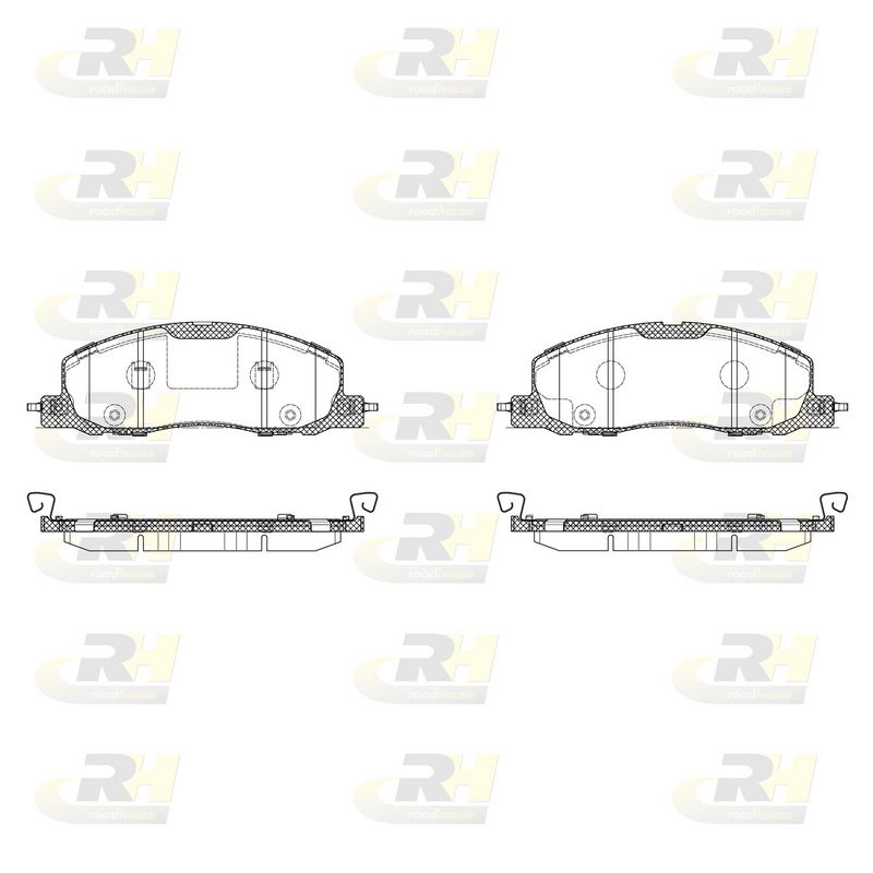 Brake Pad Set, disc brake FORD
