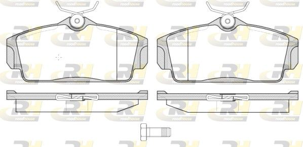 Brake Pad Set, disc brake Nissan Almera,Primera 00- esi