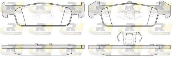 Brake Pad Set, disc brake 410609646R