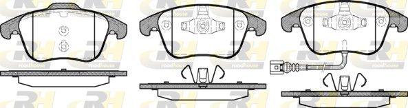 Brake Pad Set, disc brake VAG - 5N0 698 151B