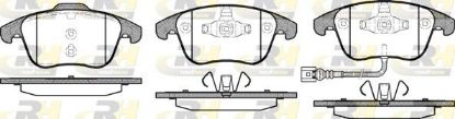 Brake Pad Set, disc brake VAG - 5N0 698 151B