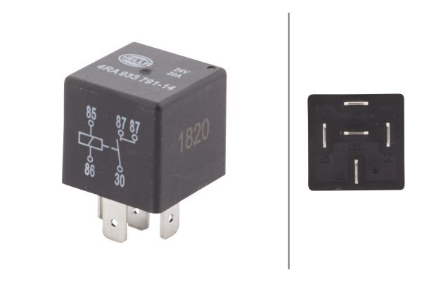 Relay, main current -