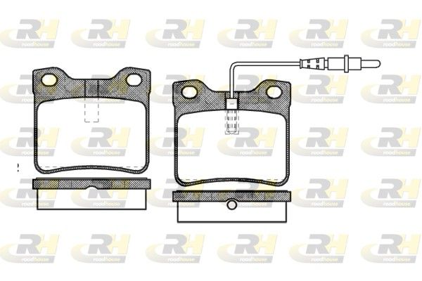 Brake Pad Set, disc brake MERCEDES-BENZ - 638 423 01 10