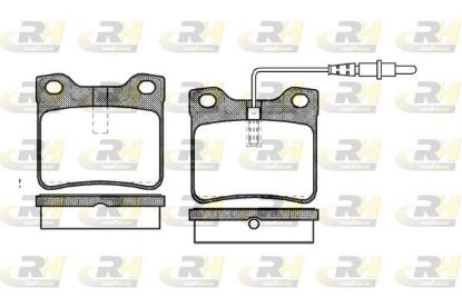 Brake Pad Set, disc brake MERCEDES-BENZ - 638 423 01 10