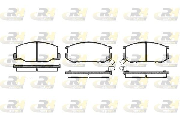Brake Pad Set, disc brake Toyota Previa 90-96 esim.