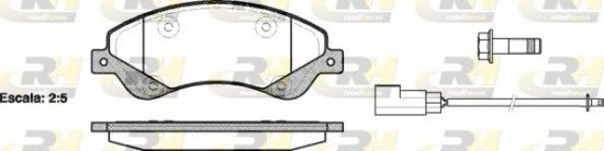 Brake Pad Set, disc brake FORD - 1 371 403