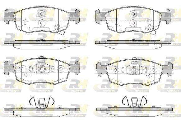 Brake Pad Set, disc brake FORD GALAXY (WGR) (04/00-05/06) 5M212M008AA