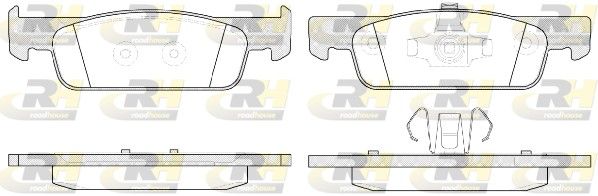 Brake Pad Set, disc brake RENAULT - 41 06 025 81R