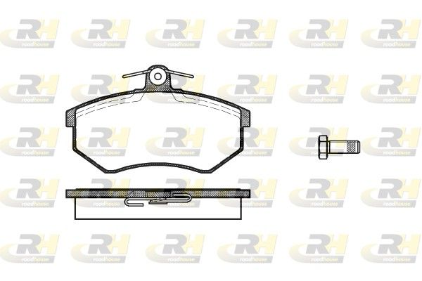 Brake Pad Set, disc brake VAG - 8A0 698 151C