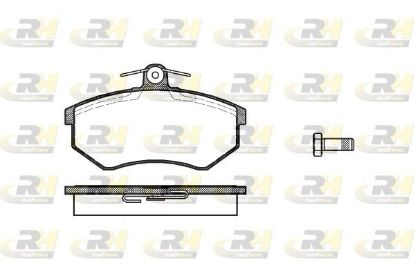 Brake Pad Set, disc brake VAG - 8A0 698 151C