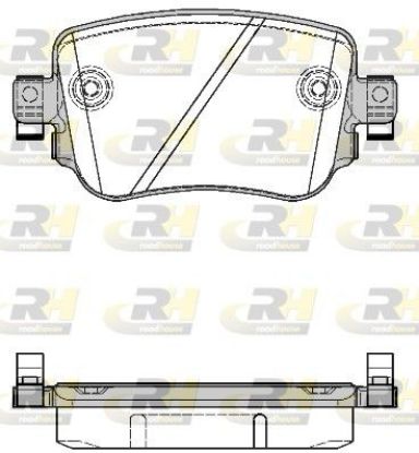 Brake Pad Set, disc brake VAG - 5Q0 698 451F