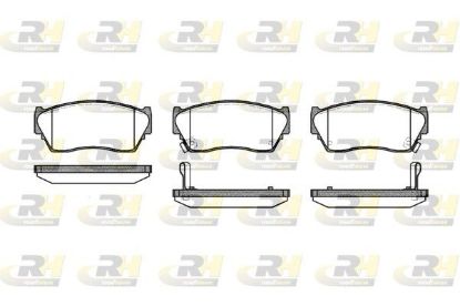 Brake Pad Set, disc brake Nissan SUNNY 91-95 esim.