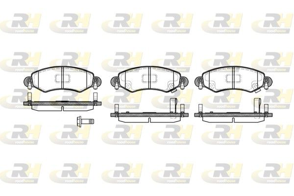 Brake Pad Set, disc brake Opel AGILA 00- esim.
