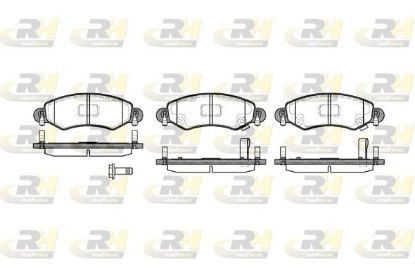 Brake Pad Set, disc brake Opel AGILA 00- esim.