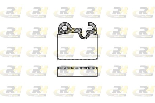 Brake Pad Set, disc brake Bmw 500 76-82