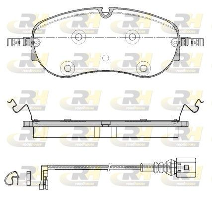 Brake Pad Set, disc brake VAG - 1EA 698 151C