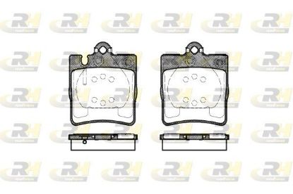 Brake Pad Set, disc brake MERCEDES-BENZ - 003 420 28 20