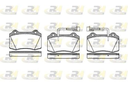 Brake Pad Set, disc brake Alfa Romeo 96- esim.