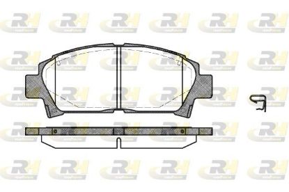 Brake Pad Set, disc brake TOYOTA - 04465-YZZCF