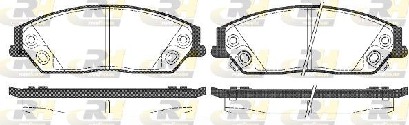 Brake Pad Set, disc brake Toyota Camry 11- esim.