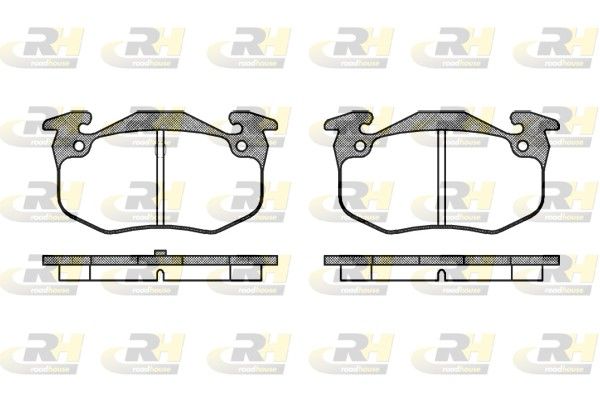 Brake Pad Set, disc brake PSA - 1722.01