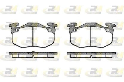 Brake Pad Set, disc brake PSA - 1722.01