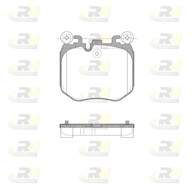 Brake Pad Set, disc brake BMW 5 Series (G60) (07/23-)34108842388