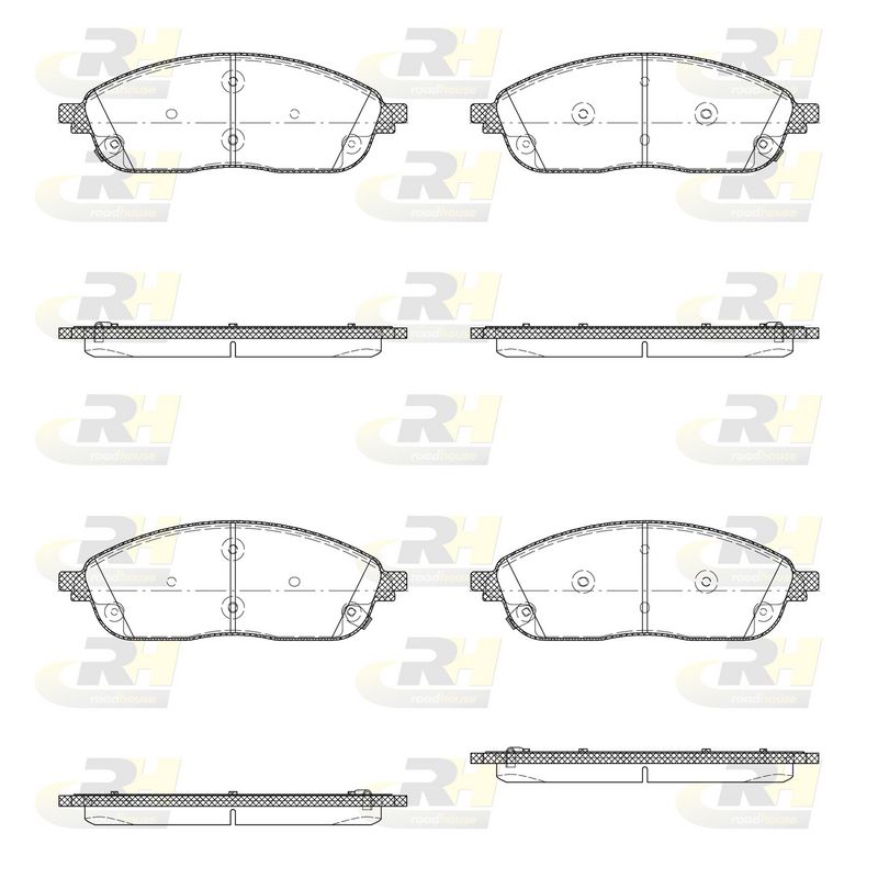 Brake Pad Set, disc brake Jeep Grand Cherokee V 21-