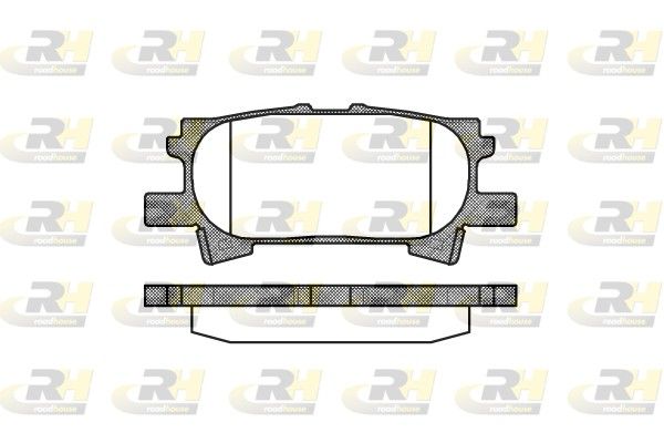 Brake Pad Set, disc brake LEXUS - 04466-48030