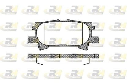 Brake Pad Set, disc brake LEXUS - 04466-48030