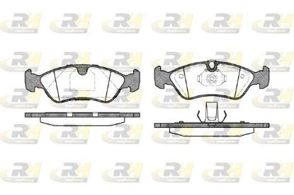 Brake Pad Set, disc brake Opel VECTRA B 95-02 esim.