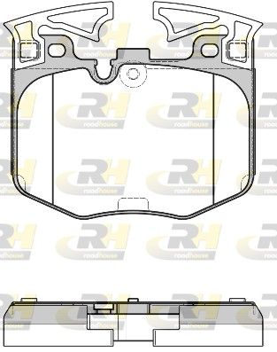 Brake Pad Set, disc brake BMW - 34 11 6 872 750