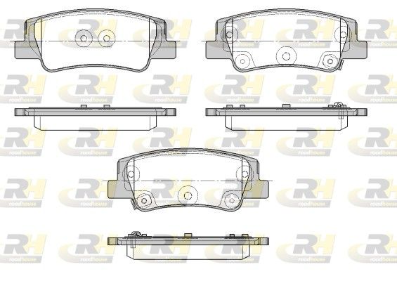 Brake Pad Set, disc brake HYUNDAI SONATA VIII (DN8)