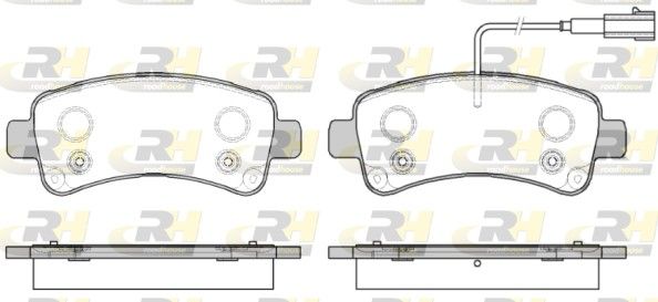 Brake Pad Set, disc brake PSA - 16 124 340 80
